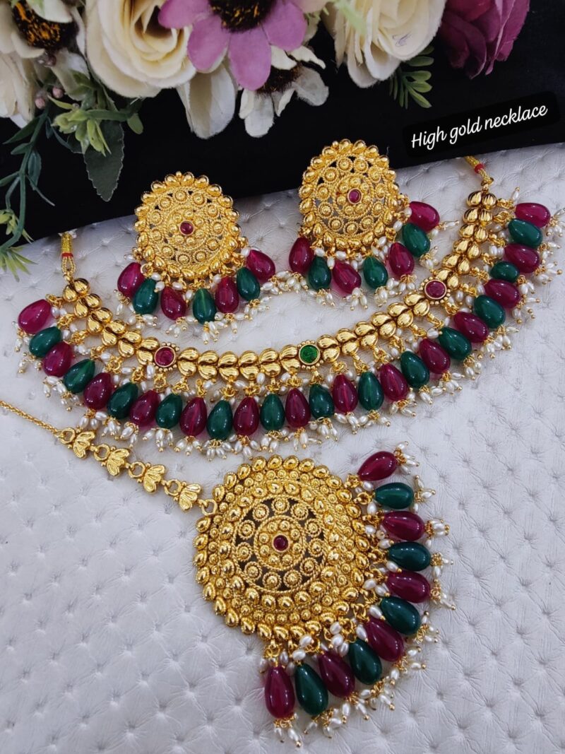 High Gold Necklace Set 3